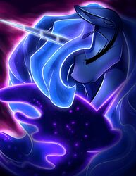  2015 equid equine female feral friendship_is_magic hasbro hi_res horn madacon mammal my_little_pony mythological_creature mythological_equine mythology princess_luna_(mlp) solo tantabus unicorn 