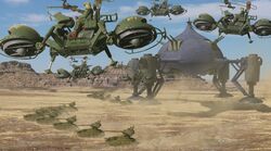  adzam desert flying gun gundam highres iwasan magella_attack mecha military military_vehicle mobile_suit_gundam soldier tank vehicle wappa weapon 