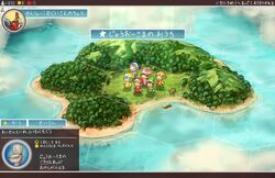  :d civilization_(series) commentary_request crossover fairy fairy_(jintai) fake_screenshot forest heads-up_display hex_grid hill island jinrui_wa_suitai_shimashita nature no_humans open_mouth sachito smile toilet translated 