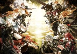  armband ayase_kasumi_(dies_irae) beatrice_waltrud_von_kircheisen deutsches_ahnenerbe dies_irae dies_irae_acta_est_fabula eleonore_von_wittenburg fujii_ren g_yuusuke goetz_von_berlichingen gun himuro_rea honjou_erii marie_(dies_irae) mercurius_(dies_irae) military military_uniform reinhard_heydrich_(dies_irae) riza_brenner rot_spinne rusalka_schwagerin sakurai_kei school_uniform shinza_bansho_series sword tubal_cain uniform valeria_trifa weapon wilhelm_ehrenburg wolfgang_schreiber yusa_shirou 