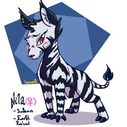  1:1 alien blush blush_lines cervine deer ear_piercing female female_symbol feral gender_symbol mammal piercing quadruped red_eyes solo striped_body stripes sulean_(the_nature_of_predators) sunspot_(artist) symbol the_nature_of_predators 