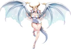  &gt;:( abs adhesive_bra aqua_nails arm_strap armlet armor bikini bikini_armor blonde_hair bra breastless_clothes breasts bridgeless_bra buttons c.honey closed_mouth collarbone crotch_plate double-breasted dragon_girl dragon_horns dragon_tail dragon_wings ear_ornament earrings fake_horns fake_tail fake_wings female fingernails framed_breasts full_body fur-trimmed_jacket fur_trim game_cg gem gold_trim green_gemstone groin_tendon high_heels highres horns huge_breasts jacket jewelry last_origin leg_up linea_alba lips long_hair looking_at_viewer military_jacket military_uniform miniskirt official_alternate_costume official_art panties pointy_ears purple_eyes sadius_of_retribution sharp_fingernails short_sleeves simple_background skindentation skirt solo strappy_heels swimsuit tachi-e tail thick_thighs thighs third-party_source torn_wings transparent_background underwear uniform v-shaped_eyebrows white_bra white_footwear white_jacket white_panties white_wings wide_hips wings yellow_scales 