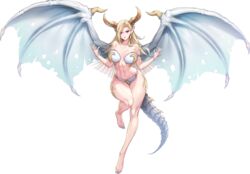  &gt;:( abs adhesive_bra aqua_nails armlet armor barefoot bikini bikini_armor blonde_hair bra breasts bridgeless_bra c.honey closed_mouth collarbone crotch_plate dragon_girl dragon_horns dragon_tail dragon_wings ear_ornament earrings fake_horns fake_tail fake_wings female fingernails full_body game_cg gem green_gemstone groin groin_tendon highres horns huge_breasts jewelry last_origin leg_up linea_alba lips long_hair looking_at_viewer navel official_alternate_costume official_art panties pointy_ears purple_eyes sadius_of_retribution sharp_fingernails sharp_toenails simple_background skindentation solo swimsuit tachi-e tail thick_thighs thighs third-party_source toenails torn_wings transparent_background underwear v-shaped_eyebrows white_bra white_panties white_wings wide_hips wings yellow_scales 