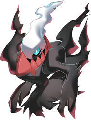  bad_id bad_pixiv_id blue_eyes blue_sclera bright_pupils claws colored_sclera commentary_request darkrai floating_hair full_body green_eyes highres looking_at_viewer mian_(3zandora) no_humans pokemon pokemon_(creature) shiny simple_background smoke solo whisp white_background white_hair white_pupils 