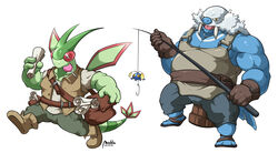  2015 anthro anthrofied arthropod bag belly biceps big_muscles biped bite bottomwear candy cel_shading chinchou clothed clothing dessert digital_media_(artwork) dragon duo fangs fishing_rod flygon food footwear fully_clothed generation_2_pokemon generation_3_pokemon gloves handwear huge_muscles insects leather leather_clothing leather_gloves leather_handwear lollipop looking_at_viewer maldu male mammal marine membrane_(anatomy) membranous_wings musclegut muscular muscular_male mythological_creature mythological_scalie mythology nintendo obese open_mouth orange_eyes overweight pants paper pecs pinniped plantigrade pokemon pokemon_(species) pokemorph sabertooth_(anatomy) sandals scalie scroll shaded shirt shoes signature sitting smile tail teeth tongue topwear vest walrein wings 