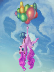  armor attached_to_balloon balloon balloon_support blue_eyes cutie_mark day earth_pony equid equine eyelashes female feral friendship_is_magic fur gor1ck hair hanging_from_balloon hanging_upside_down hasbro headgear helmet hooves horse inflatable inflatable_support mammal my_little_pony nude open_mouth outside pink_body pink_fur pink_hair pinkie_pie_(mlp) pony print_headgear print_helmet rounded_star_polygon shaped_balloon sky solo star star_headgear star_helmet star_polygon star_print teeth upside-down 