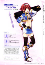  choujigen_game_neptune choujigen_game_neptune_mk2 falcom_(choujigen_game_neptune) profile_page thighhighs tsunako 