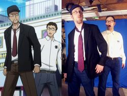  angry_video_game_nerd comparison doug_walker glasses hat james_rolfe necktie nostalgia_critic photo screencap the_unlimited the_unlimited:_hyoubu_kyousuke tie zettai_karen_children 