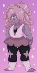  2016 absurd_res alien alien_humanoid cartoon_network gem_(species) gem_fusion hi_res humanoid itoruna monster_girl_(genre) not_furry smoky_quartz_(steven_universe) solo steven_universe 