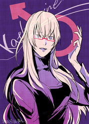  bad_id bad_pixiv_id catherine_(game) female glasses katherine_mcbride maguchimo solo 