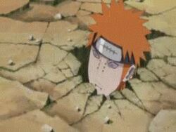  animated animated animated fight fighting grey_eyes headband lowres nagato naruto naruto_shippuuden orange_hair pain_(naruto) pein piercing piercings rinnegan screencap violence 