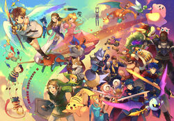  bowser captain_falcon charizard diddy_kong donkey_kong donkey_kong_(series) f-zero falco_lombardi fire_emblem fox_mccloud ganondorf hanokage ice_climber ice_climbers ivysaur jigglypuff kid_icarus king_dedede kirby link lucario lucas luigi mario meta_knight metal_gear_solid metroid nana_(ice_climber) ness olimar pikachu pikmin pikmin_(creature) pokemon princess_peach princess_zelda r.o.b samus_aran solid_snake sonic sonic_the_hedgehog squirtle star_fox super_mario super_smash_bros. the_legend_of_zelda toon_link wario warioware wolf_o&#039;donnell yoshi 