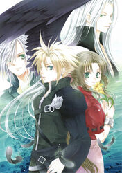  advent_children aerith_gainsborough cloud_strife final_fantasy final_fantasy_vii kadaj khosaka_you sephiroth 