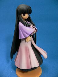  black_hair female female figure kurosaki_sayoko mahoraba photo purple_eyes solo 