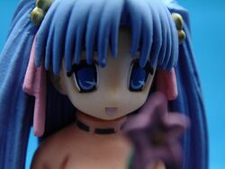  aoba_kozue blue_eyes blue_hair female female figure konno_natsume mahoraba photo solo 