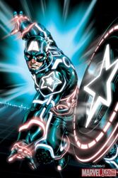 2:3 abstract_background captain_america crossover human male mammal marvel not_furry simple_background solo superhero tron tron:_legacy unknown_artist