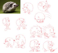  anthro clothing eulipotyphlan feral gloves handwear hedgehog male mammal monochrome multiple_images sega simple_background solo sonic_the_hedgehog sonic_the_hedgehog_(series) timoteihiv 