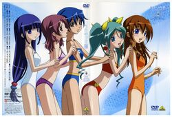  bikini kadonosono_megumi kuroki_manatsu munakata_michiru swimsuits tachibana_ichika takamura_keiko takigawa_satsuki uta_kata 