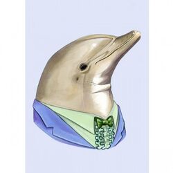 1:1 anthro bow_(feature) bow_tie bust_portrait cetacean clothed clothing dickey_(clothing) dolphin low_res male mammal marine oceanic_dolphin pillarbox portrait ryan_berkley simple_background solo suit toothed_whale