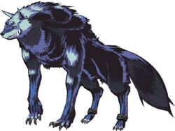 alpha_channel blue_body blue_fur breeding_season canid canine canis chains dickwolf digital_media_(artwork) feral fur male mammal orange_eyes pixel_(artwork) s-purple simple_background solo teeth transparent_background wolf