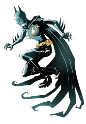  batgirl batman_(series) belt bodysuit boots cape cassandra_cain dc_comics female female highres mask petri solo 