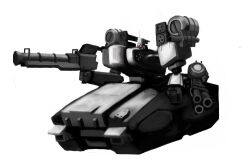  armored_core armored_core:_for_answer bazooka from_software gatling_cannon gatling_gun gleditsia gun mecha orca_(armored_core) tank_treads vaoh weapon 