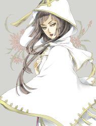  aya_gozen black_hair female female hood long_hair robe sengoku_musou sengoku_musou_3 shirami_(pixiv880719) solo yellow_eyes 