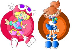  amitie arle_nadja blonde_hair madou_monogatari puyopuyo short_hair 