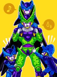  cell_(dragon_ball) cell_(dragonball) cell_jr dragon_ball dragon_ball dragon_ball_z male male_focus pink_eyes zohar0330 