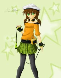  beret black box_art brown_hair burret eika_sachi green green_eyes grey headphones ireland irish leggings microphone orange overseas pantyhose parody perfectstriker sachi_eika school school_uniform speaker tails twin twintails twintails twintails utau utauloid vocaloid vocaloid_box_art vocaloid_cover_art white_burret 