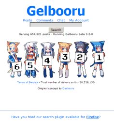  6+girls 654321 6girls animal_ears cat_ears catgirl counter_girls gelbooru get homepage lowres meta multiple_girls screencap tail 