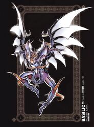  1boy armor armored_boots basilisk_sylphid black_background boots future_studio_(artist) gauntlets gloves helmet highres horns male_focus mechanical_wings saint_seiya solo wings 