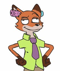  2d_animation animated anthro canid canine clothed clothing dildo disney ear_penetration fox gud humor lol_comments male mammal motion_tweening nick_wilde penetration red_fox sex_toy short_playtime simple_background solo subtle_animation true_fox vibrator what white_background zootopia 