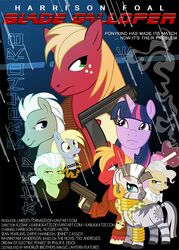  big_macintosh_(mlp) blade_runner crossover derpy_hooves doctor_whooves_(mlp) earth_pony english_text equid equine female friendship_is_magic granny_smith_(mlp) group gun handgun hasbro horn horse kabukikatze mammal mayor_mare_(mlp) movie_poster my_little_pony mythological_creature mythological_equine mythology parody pegasus pistol pony poster poster_template rachael_(blade_runner) raining ranged_weapon replicant rick_deckard roy_batty smoking text title twilight_sparkle_(mlp) unicorn url weapon wings zebra zecora_(mlp) 