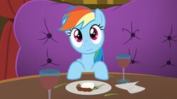  absurd_res alcohol beverage container cup dinner dinner_date drinking_glass equid equine female feral friendship_is_magic glass glass_container glass_cup hasbro hi_res horse looking_at_viewer mammal my_little_pony mythological_creature mythological_equine mythology pegasus pony rainbow_dash_(mlp) sitting smile sollace solo wine wine_glass wings 