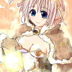  breasts cleavage eternalspherex female lowres oekaki ragnarok_online solo wizard_(ragnarok_online) 