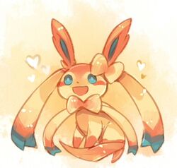  artist_request lowres no_humans pokemon pokemon_(game) pokemon_xy solo sunyuqian sylveon 