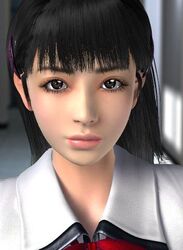  3d black_hair brown_eyes dark_hair kayo kayo_shinozaki lowres umemaro umemaro_3d 