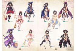  animal_ears aqua_eyes bare_shoulders belt_pouch black_hair blush book boots breasts broom cape character_name cleavage closed_eyes cross-laced_footwear dress dungeon_travelers_2 fake_animal_ears female flower frills full_body fur_trim glasses gloves hair_flower hair_ornament hairband hat high_heels highres holding holding_book horns knee_boots lace-up_boots leotard medium_breasts melvy_de_florencia mitsumi_misato navel official_art open_mouth page_number playboy_bunny pouch rabbit_ears scan shorts showgirl_skirt side_slit sleeveless staff test_tube thigh_boots thighhighs white_gloves white_legwear wings witch_hat 