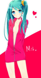  aqua_hair arms_behind_back bad_id bad_pixiv_id blue_eyes character_name do_ri_(azukixx) female grin hatsune_miku long_hair side_ponytail smile solo vocaloid 