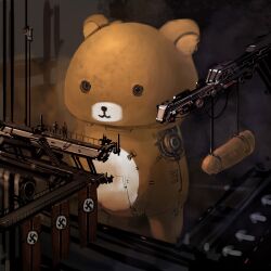  bad_id bad_pixiv_id bear highres mecha nazi no_humans photoshop_(medium) prog_wang rilakkuma robot san-x swastika 