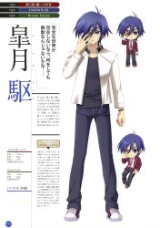  11eyes chibi eyepatch kengou male profile_page satsuki_kakeru 