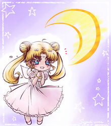  bad_id bad_pixiv_id bare_arms bead_bracelet beads bishoujo_senshi_sailor_moon blonde_hair blue_eyes bracelet crescent crescent_facial_mark crescent_moon double_bun dress facial_mark female hair_bun hair_ornament hairpin jewelry long_hair moon own_hands_clasped own_hands_together princess princess_serenity seguchi-sama shoes smile solo star_(symbol) tears tsukino_usagi twintails 