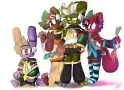  absurd_res alpha_channel animatronic anthro bear bonnie_(fnaf) canid canine caramelcraze five_nights_at_freddy&#039;s five_nights_at_freddy&#039;s_3 fox foxy_(fnaf) freddy_(fnaf) group hatsune_miku hi_res kagamine_len kagamine_rin lagomorph leporid machine male mammal megpoid_gumi rabbit robot scottgames simple_background springtrap_(fnaf) vocaloid 