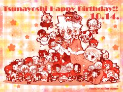  animal basilicum belphegor belphegor_(reborn) bianchi bird birthday black_hair blonde_hair box_weapon braid braids brown_hair byakuran cake chibi chikusa_kakimoto chrome_dokuro colonello dino_cavallone enma_kozato everyone facial_mark fire food fran_(khr) fran_(reborn) fuuta gift glasses gokudera_hayato gray_hair green_hair grey_hair hair_over_eyes heterochromia hibari_kyouya hibari_kyoya hibird i-pin irie_shouichi joushima_ken katekyo_hitman_reborn! lal_mirch lambo leviathan_(reborn) lion long_hair lussuria mammon miura_haru mohawk nuts_(khr) nuts_(reborn) peek-a-boo_bang ponytail reborn reborn_(character) red_hair rokudo_mukuro rokudou_mukuro sasagawa_kyoko sasagawa_ryohei sawada_nana short_hair spanner spanner_(reborn!) stuffed_toy sunglasses superbi_squalo sweets uni_(khr) uni_(reborn) vongola_primo vongola_primo_gitto white_hair xanxus yamamoto_takeshi 