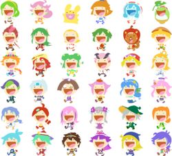  6+boys 6+girls ahoge ally_(puyopuyo) amitie_(puyopuyo) andou_ringo arle_nadja artist_request blue_eyes blue_hair brown_eyes brown_hair carbuncle_(puyopuyo) chibi cloud donguri_gaeru draco_centauros drill_hair feli_(puyopuyo) flower glasses green_eyes green_hair grey_hair hair_flower hair_ornament hat heterochromia horns kikimora_(puyopuyo) klug_(puyopuyo) lagnus_the_brave lemres_(puyopuyo) lidelle_(puyopuyo) monocle multiple_boys multiple_girls no_lineart official_art open_mouth orange_hair paprisu_(puyopuyo) pink_eyes pink_hair purple_eyes purple_hair puyo_(puyopuyo) puyopuyo puyopuyo_7 puyopuyo_fever puyopuyo_quest raffina_(puyopuyo) red_eyes red_hair rulue_(puyopuyo) satan_(puyopuyo) schezo_wegey serilly_(puyopuyo) sig_(puyopuyo) smile squirrel transparent_background undine witch_(puyopuyo) yellow_eyes 