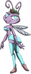  a_bug&#039;s_life anthro_only disney female female_only insects pixar princess_atta purple solo stockings tagme 