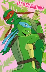  adolescent bandana bodily_fluids brother_(lore) brothers_(lore) cover cover_art cover_page duo hi_res incest_(lore) kerchief leonardo_(tmnt) male momorawrr neattea raphael_(tmnt) reptile scalie sibling_(lore) sweat sweatdrop teenage_mutant_ninja_turtles turtle young 