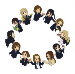  akiyama_mio highres hirasawa_ui hirasawa_yui k-on! kotobuki_tsumugi manabe_nodoka nakano_azusa official tainaka_ritsu yamanaka_sawako 