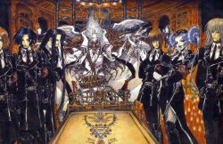  cain_nightroad dietrich_von_lohengrin dress fishnets isaak_fernand_von_kampfer pantyhose tagme thighhighs thores_shibamoto trinity_blood uniform wings 